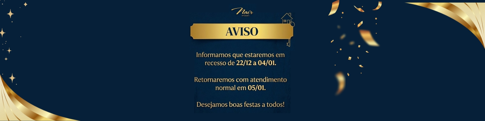 Nair Imóveis | Imobiliária em Brodowski | Feliz Natal 2025
